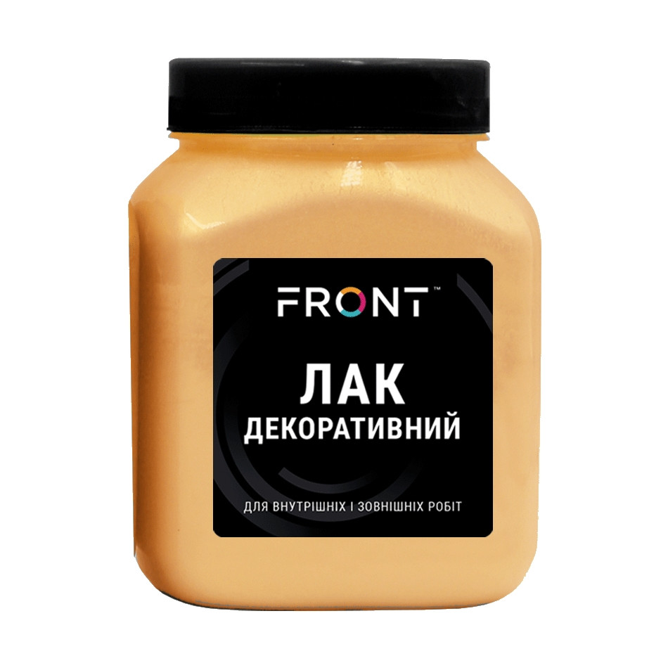 Лак декоративный "Золото" FRONT (0.4 л)