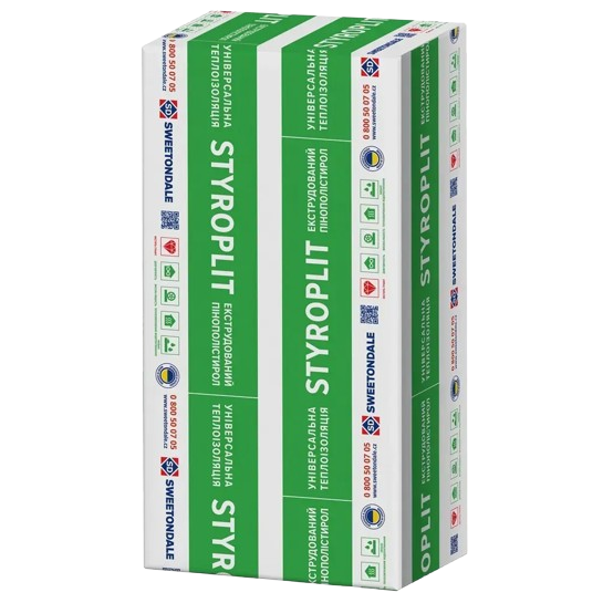 Пінополістирол Styroplit XPS 1180x580x40 мм (0,68 м2)