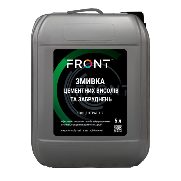 Змивка цементних висолів та забруднень FRONT (5л)