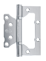 Петля дверна неврізна NS-100-75-2BB (хром)