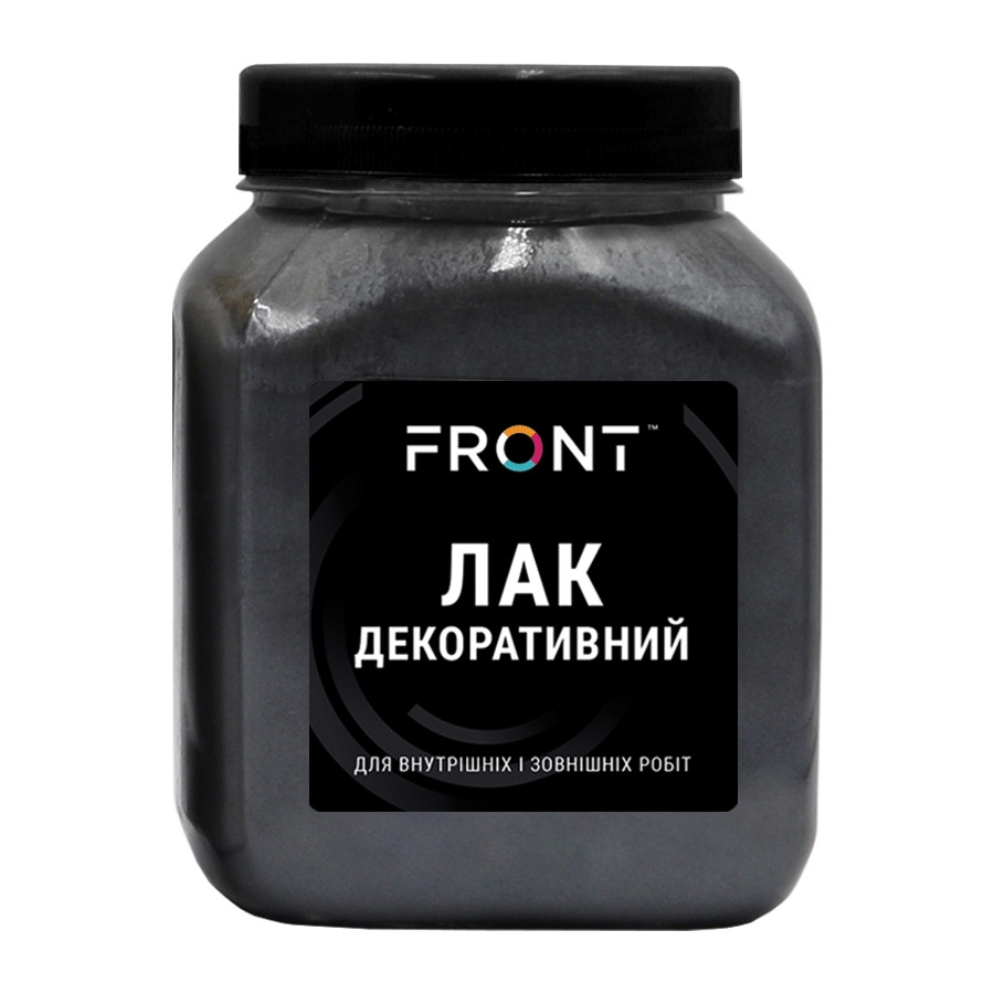 Лак декоративный "Черный Перламутр" FRONT (0.4 л)