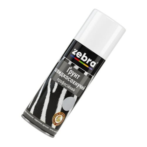 Грунт быстросохнуйщий аэрозольный Zebra №11 (400 мл)