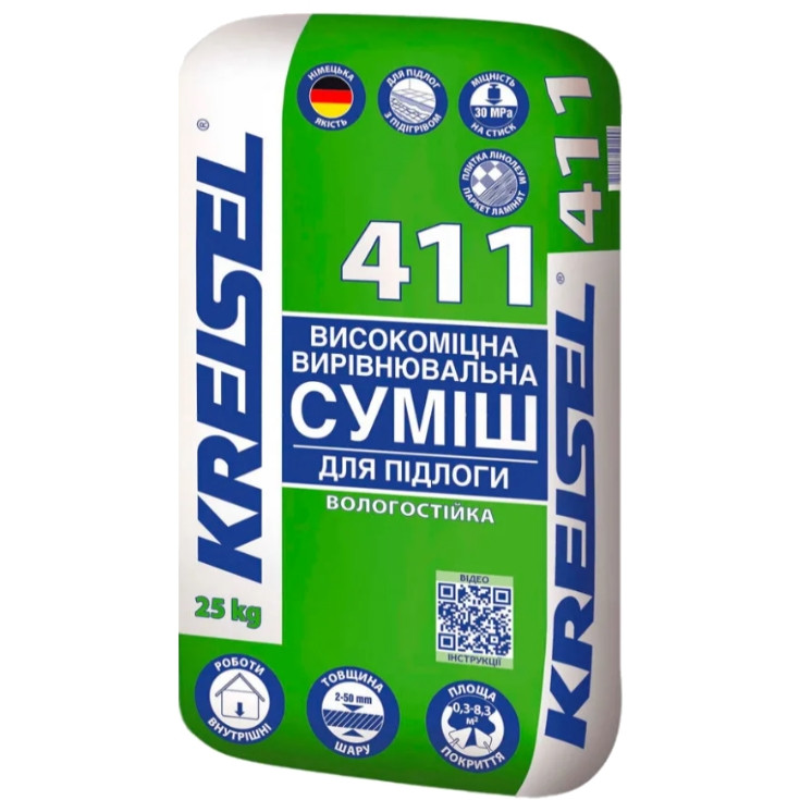 Наливной пол Kreisel 411 (5-35 мм) 25 кг
