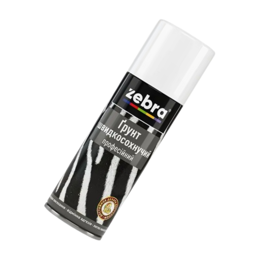 Грунт аэрозольный быстросохнущий Zebra №16 (400 мл)