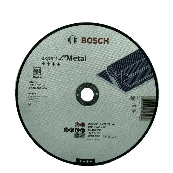 Отрезной круг ExpertMetal 230х1.9 мм прямой