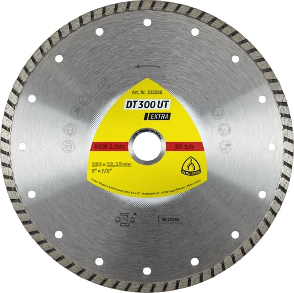 Алмазный круг DT 300 UT 125x1.9x22,23 турбо 19x7мм