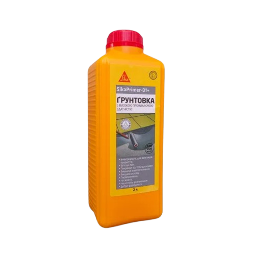 Ґрунтовка глибокопроникна Sika Primer 01+ (2 кг)