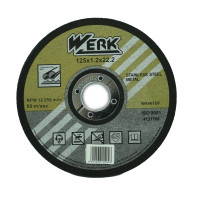 Отрезной круг по металлу Werk 125х1.2х22.2 мм
