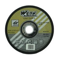 Відрізне коло по металу Werk 125х1.2х22.2 мм