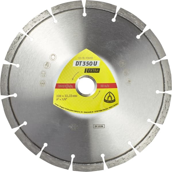 Алмазне коло DT 350 U 125x2, 4x22.23 мм 9 сегм.і 33х2.4х10мм