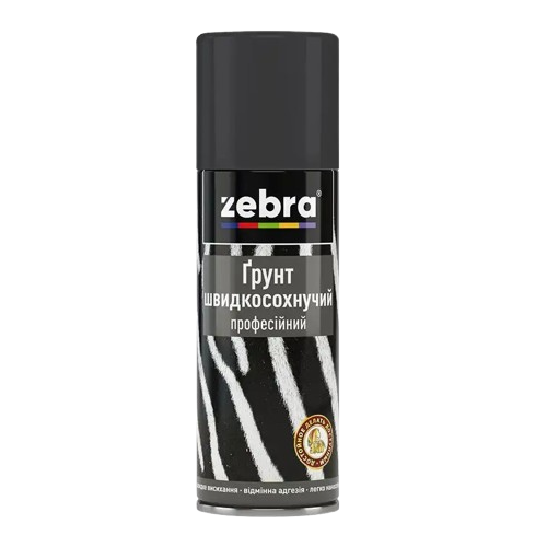 Грунт аэрозольный быстросохнущий Zebra № 90 (400 мл)