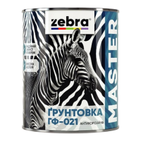Грунтовка антикоррозионная ГФ-021 Zebra Master 1217 М17 (2,6 кг)