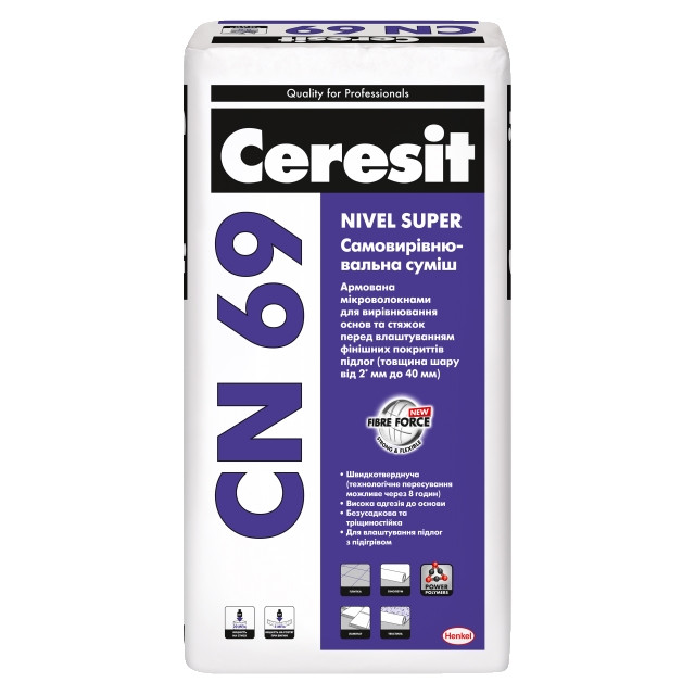 Наливна підлога Ceresit CN-69 (25 кг)