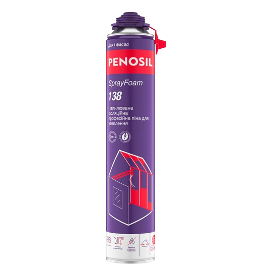Профессиональная пена для утепления Penosil SprayFoam 138 (810 мл)