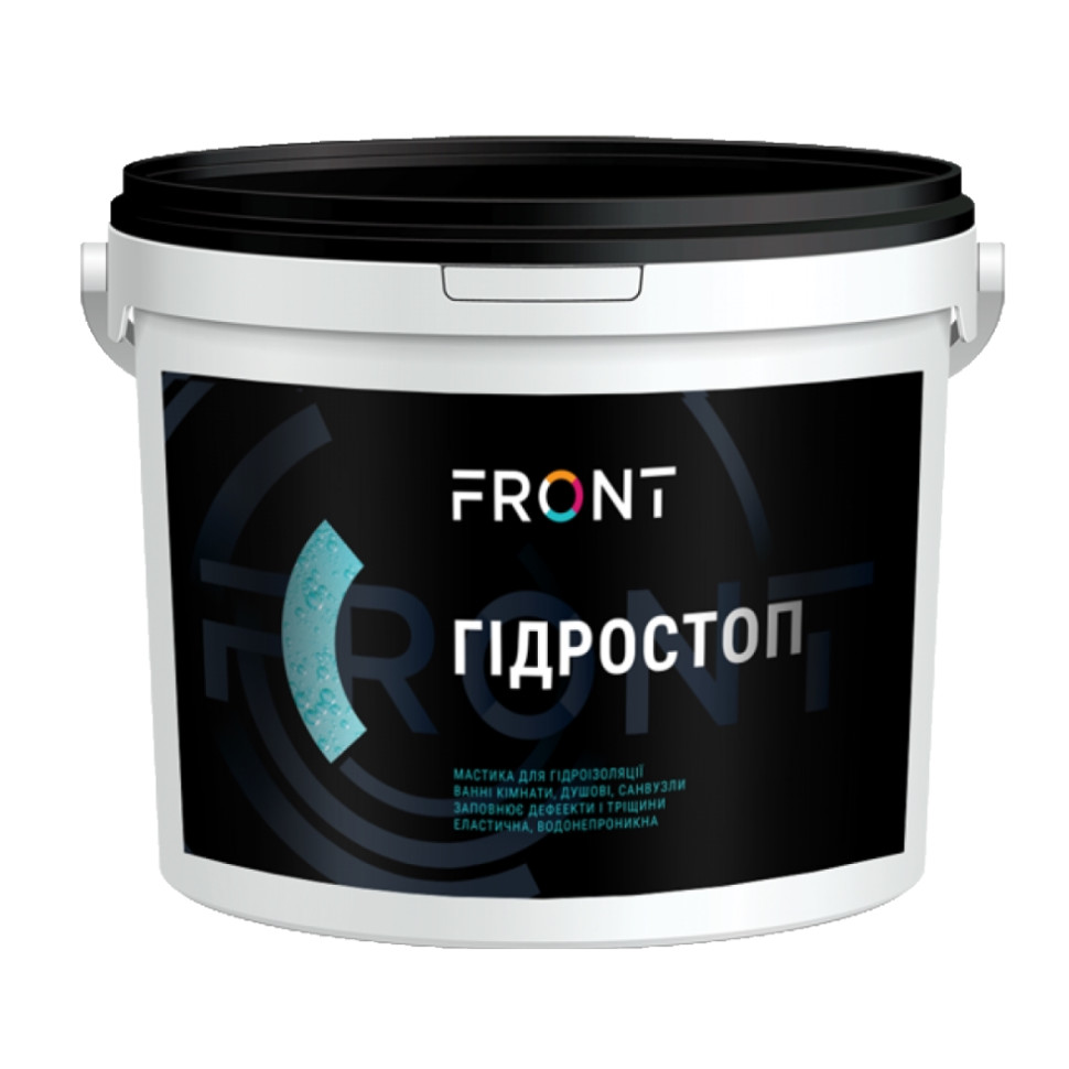 Мастика "Гідростоп" гідроізоляційна FRONT (2.5 кг)