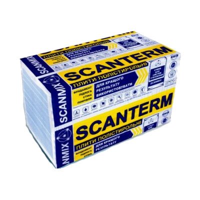 Пінополістирол Scanterm 40 мм (1000x600 мм)