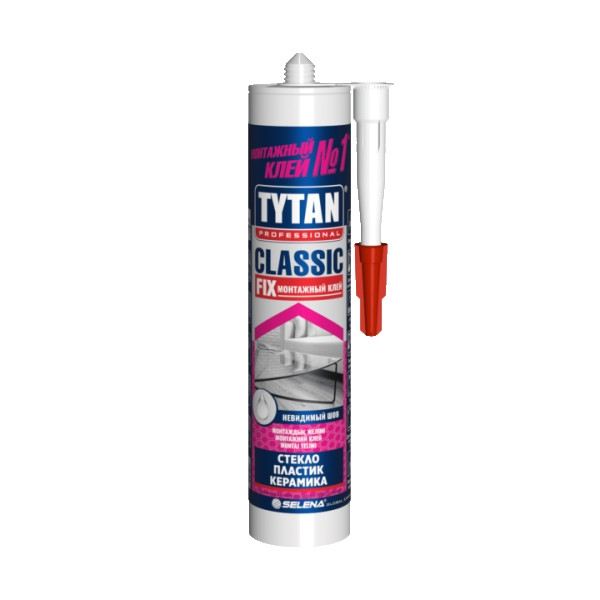 Клей монтажный Tytan Classic Fix прозрачный (310 мл)