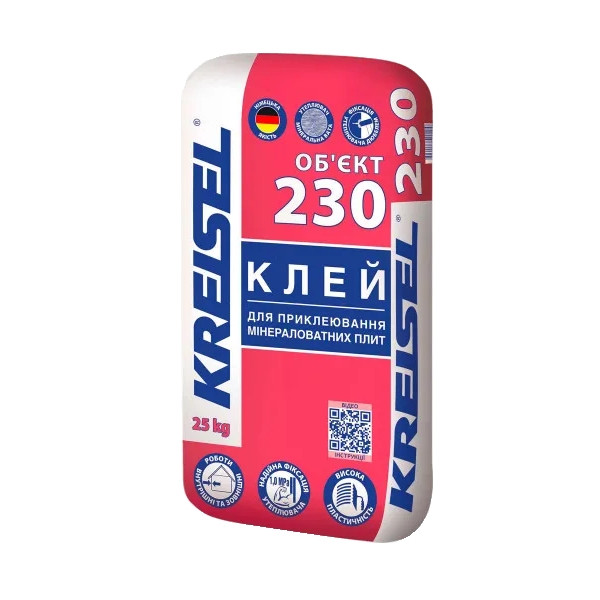 Клей для мінераловатних плит Kreisel 230 (25кг)