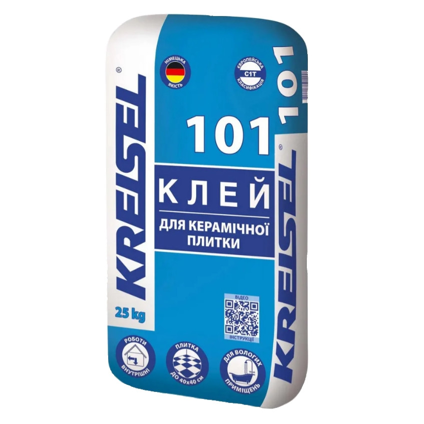 Клей для керамической плитки Kreisel 101 (25 кг)