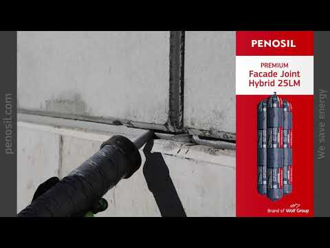 Герметик полиуретановый Penosil PU-Sealant 868 серый (600 мл)-video