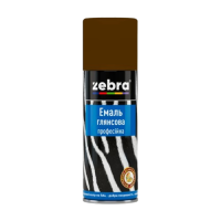 Емаль аерозольна Zebra 792 RAL8016 коричнева (400 мл)