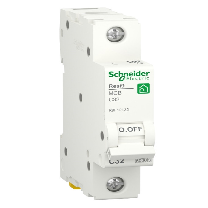 Автоматический выключатель 6kA 1P 32A C Resi9 Schneider Electric