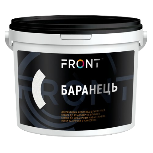 Штукатурка камінкова акрилова FRONT "Баранчик" 1.5 мм (1,5 кг)