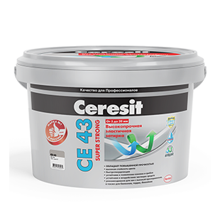 Затирка Ceresit CE-43 цегляна (2кг) високоміцна