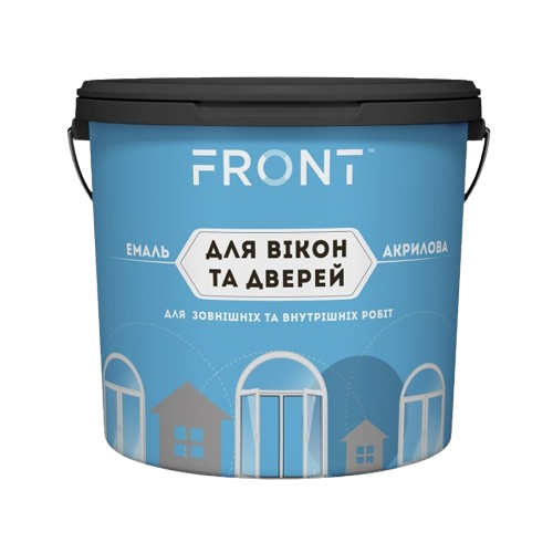 Емаль акрилова для вікон та дверей "FRONT" (2 кг)