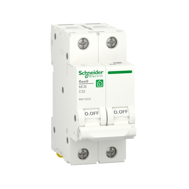 Автоматический выключатель 6kA 2P 32A C Resi9 Schneider Electric