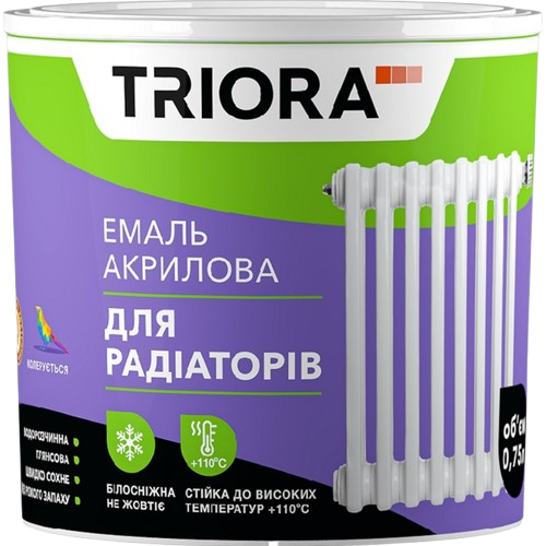 Эмаль акриловая для радиаторов Triora (0,75 л)