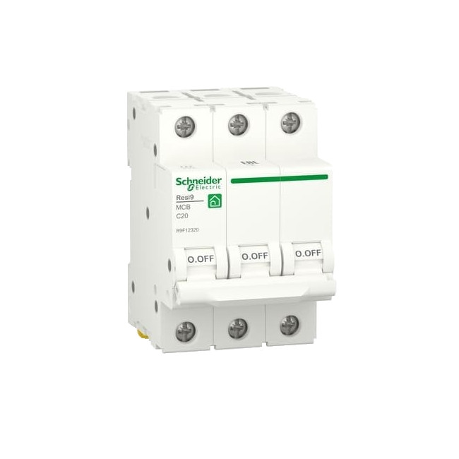 Автоматический выключатель RESI9 6kA 3P 20A C Schneider Electric