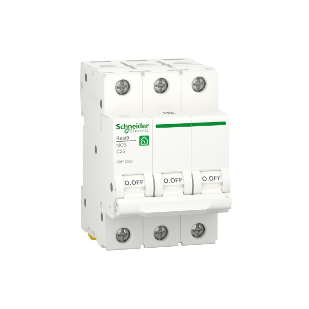 Автоматический выключатель RESI9 6kA 3P 25A C Schneider Electric