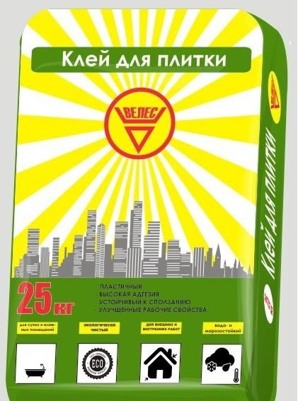 Клей для плитки Велес універсал (25кг)