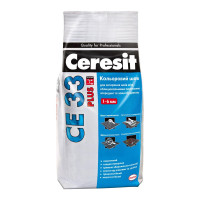 Затирка Ceresit CE-33 Plus белый (2кг)