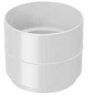 Муфта трубы Rainway 130 бел