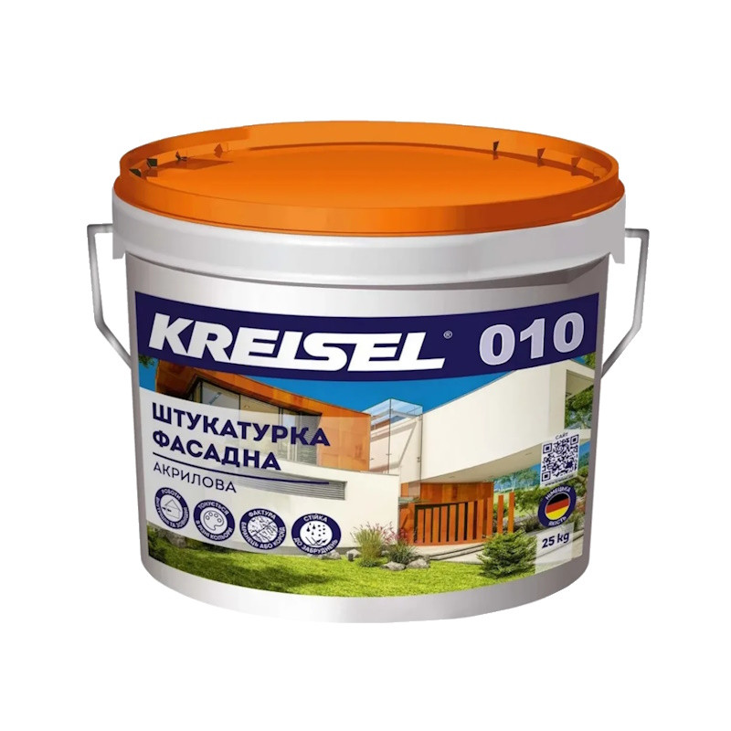 Штукатурка акрилова напівпрозора Kreisel 010 B Akrytynk "Баранчик" 2мм (25кг)