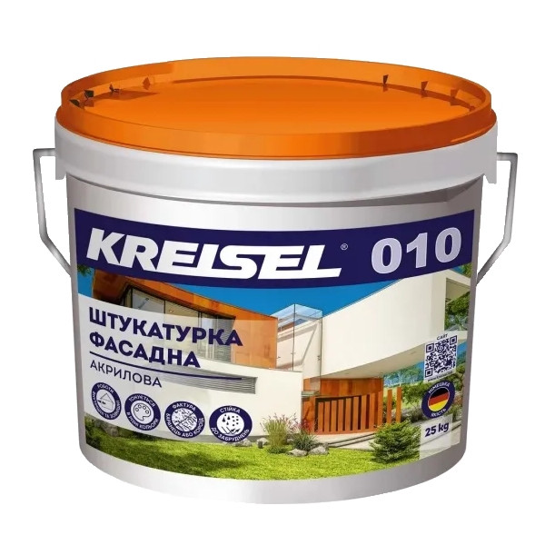 Штукатурка акрилова напівпрозора Kreisel 010 B Akrytynk "Короїд" 2мм (25кг)