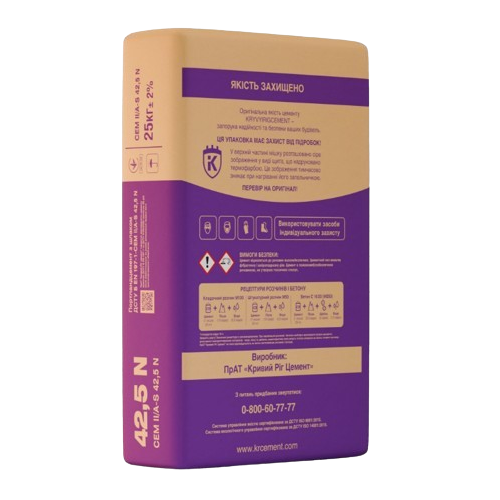 Цемент ПЦ 500 Д20 Хайдельберг (25 кг)