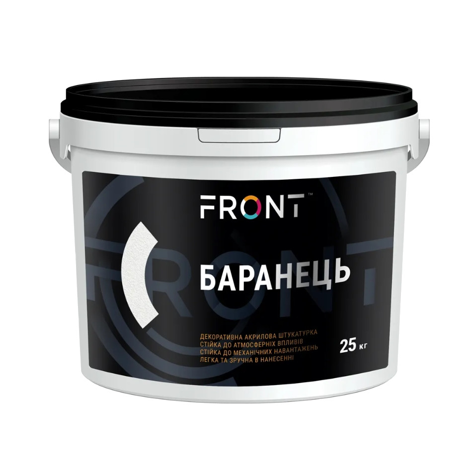 Штукатурка камінцева акрилова FRONT "Баранчик" 1.5 мм (25кг)