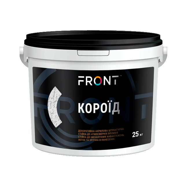 Штукатурка камінцева акрилова "Короїд" 1,5мм FRONT (25кг)