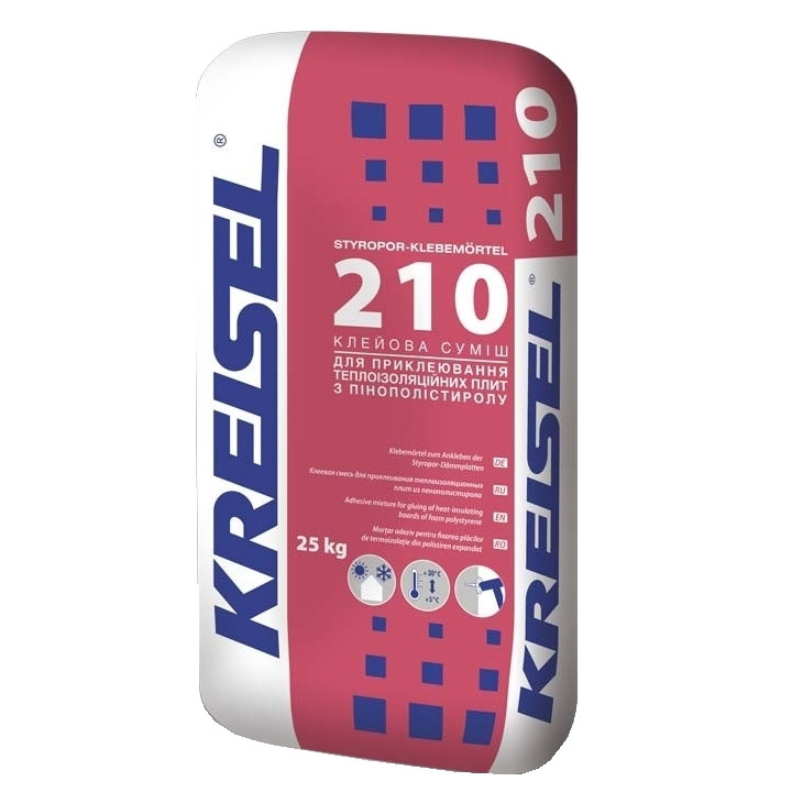 Клей для пінополістиролу Kreisel 210 (25 кг)