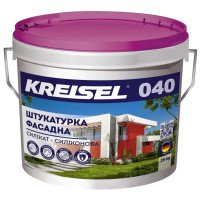 Штукатурка силикат-силиконовая Kreisel 040 Sisitynk "Короед" 2 мм, База А (25 кг)