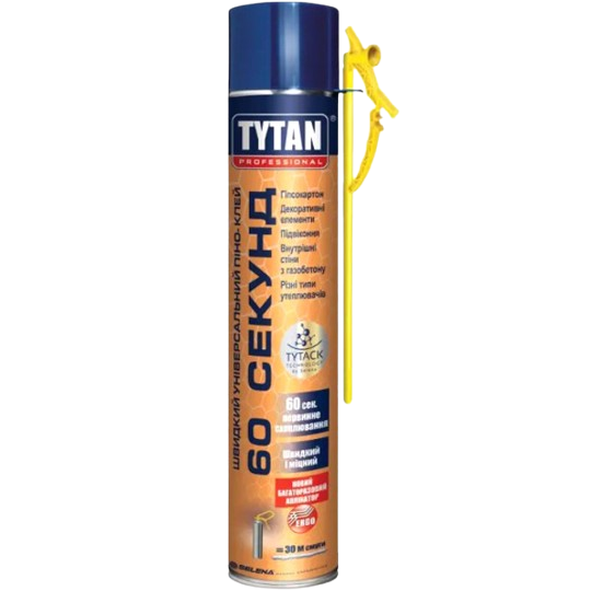 Клей-піна універсальна Tytan Professional 60 секунд (750 мл)
