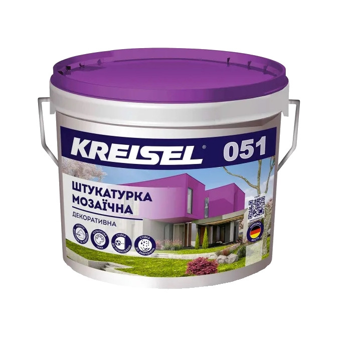 Мозаїчна штукатурка Kreisel 051 Mozatynk-S 1.8 мм База 2D (3 кг)