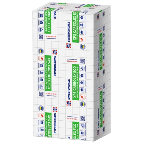 Пінополістирол XPS CARBOLEX ECO FAS 50x1180x580 мм (0,68 м2)