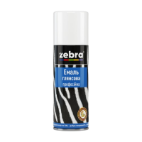 Эмаль аэрозольная Zebra 181 RAL9005 Черная (400 мл)