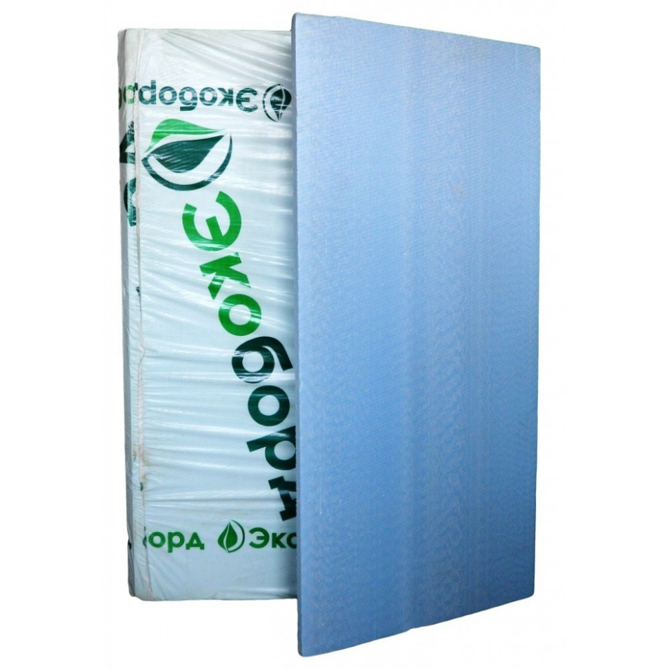Пінополістирол Ecoboard 40мм (1,2х0,6) (2 пази)