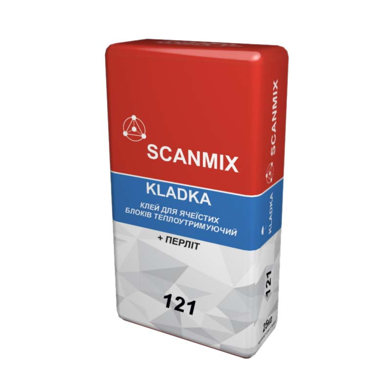 Клей для ячеистых блоков Scanmix Kladka 121 (25 кг)