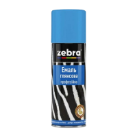 Эмаль аэрозольная Zebra 204 RAL5015 Голубая (400 мл)